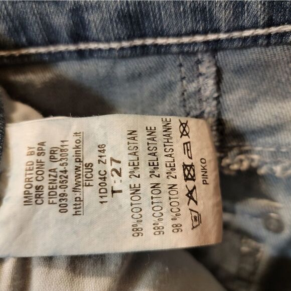 PINKO Luxury Jeans Size 27 - Picture 7 of 11